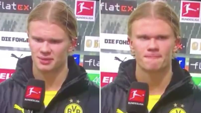 Borussia Dortmund News Erling Haaland Says I M So P Ss D In Another Hilariously Bizarre Interview