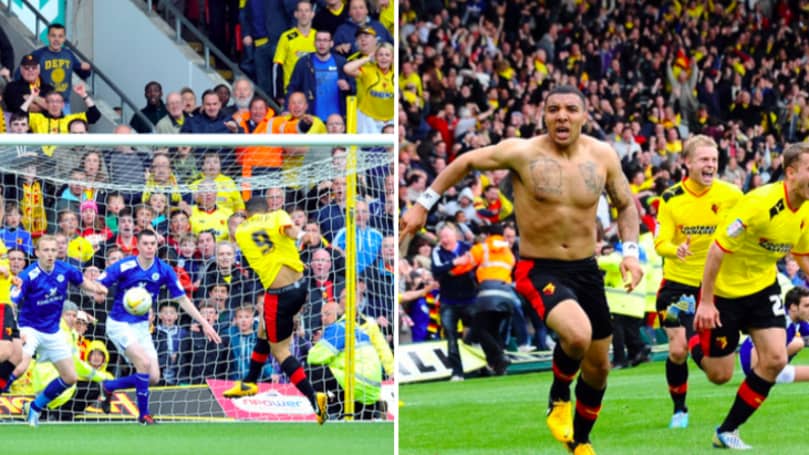 eight years ago today watford s play off madness against leicester