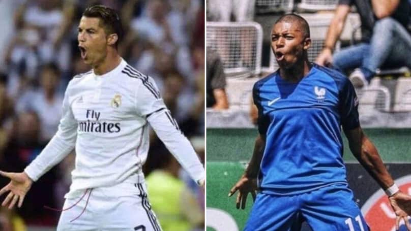 Kylian Mbappe S Celebrations Are Inspired By Cristiano Ronaldo