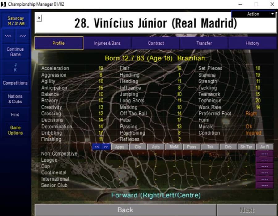 You Can Play Championship Manager 01 02 With Updated Squads From 19 Sportbible