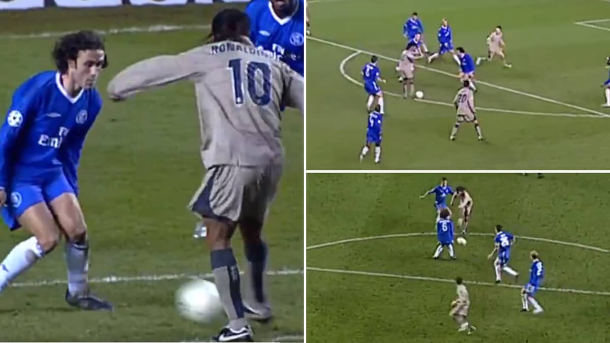 Ronaldinho Scored That Iconic Goal For Barcelona Vs Chelsea In 06