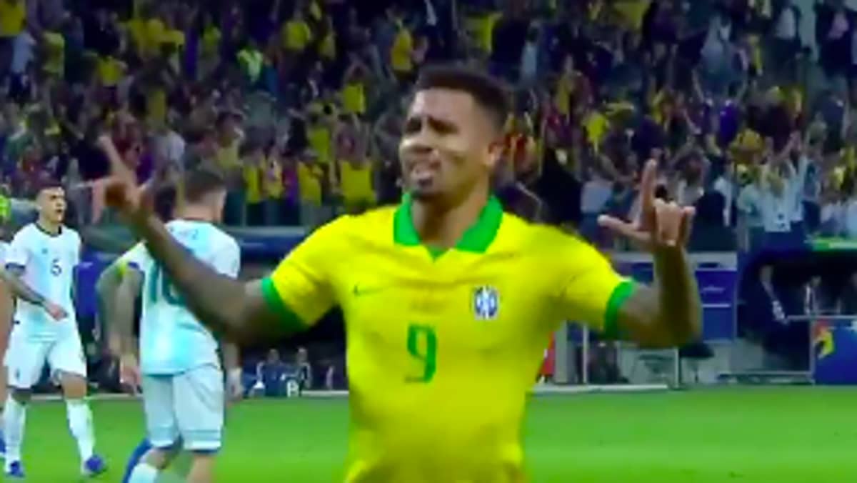 The Roar From Brazil Fans After Gabriel Jesus Goal Was Absolutely Deafening Sportbible