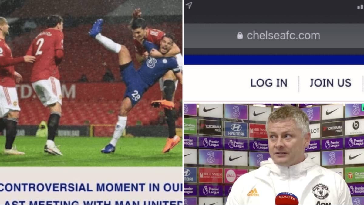 Ole Gunnar Solskjaer Calls Out Official Chelsea Website For Harry Maguire Comment