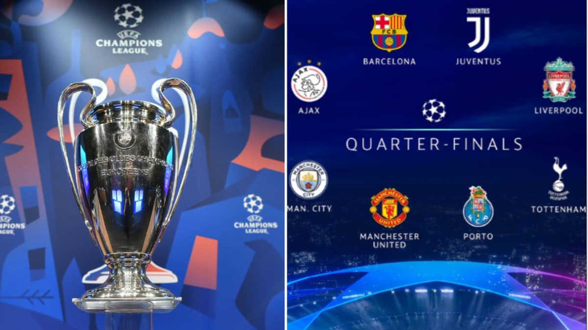 artilleri Ernæring dyr The 2018/19 UEFA Champions League Quarter-Final Draw Confirmed - SPORTbible