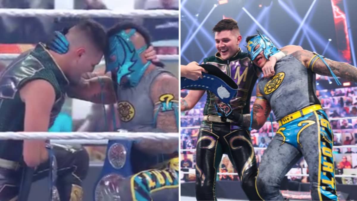 Rey And Dominick Mysterio Become First Father And Son Wwe Team Champions