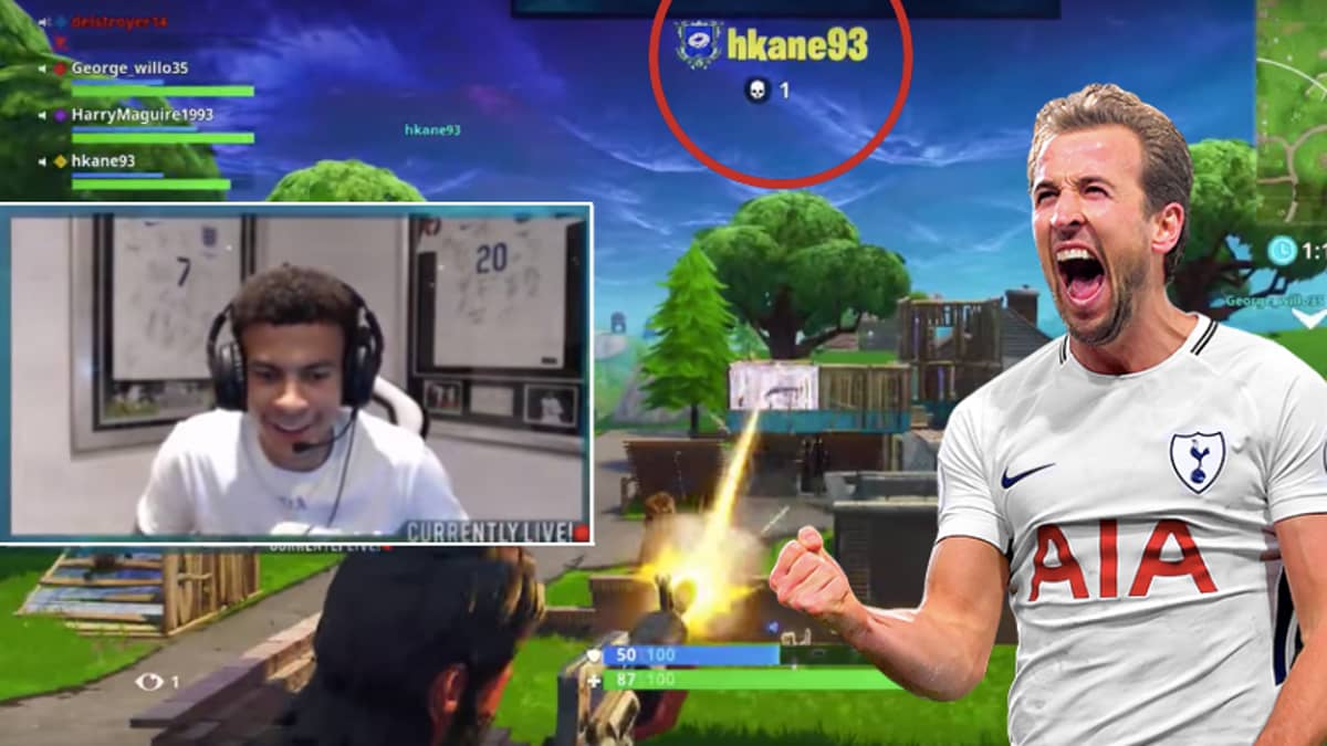 Harry Kane Is Now Playing Fornite With Dele Alli And He S Claiming All The Kills Sportbible