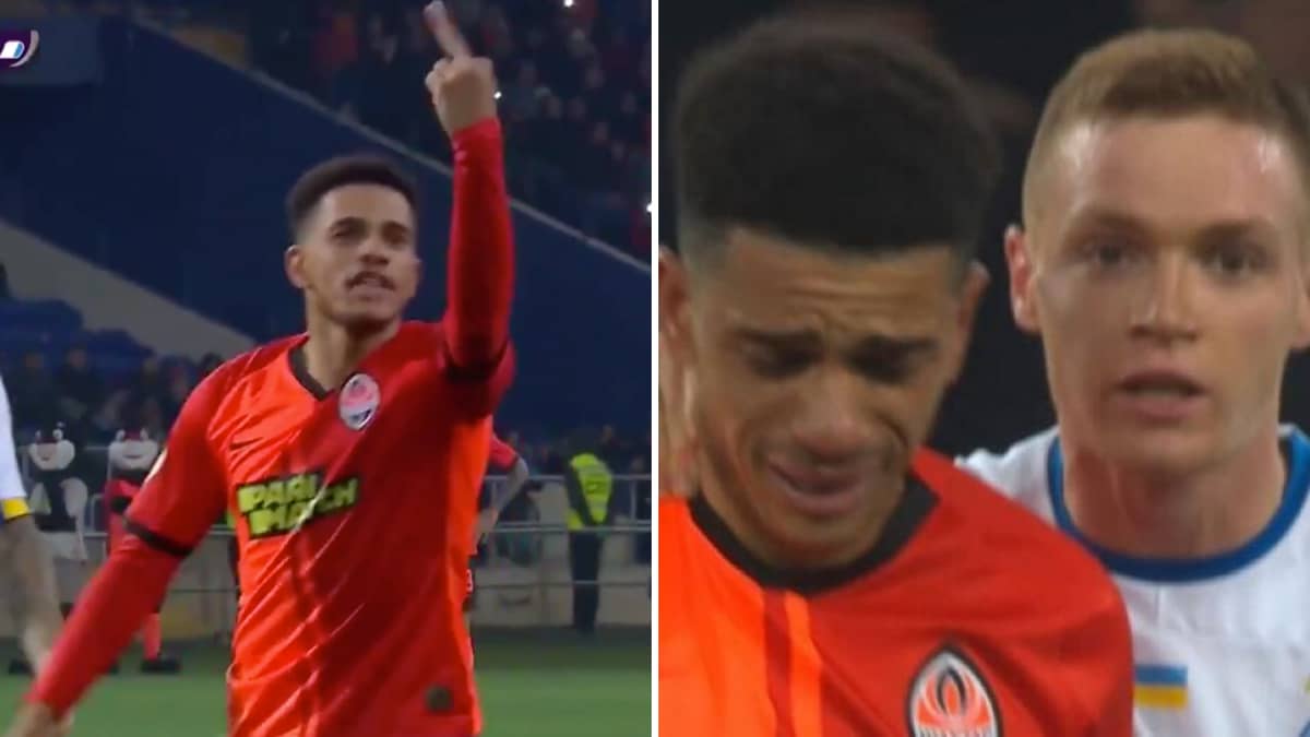 Shakhtar Donetsk S Taison Sent Off After Taking A Stand Against Racist Abuse From Dynamo Kyiv Fans Sportbible