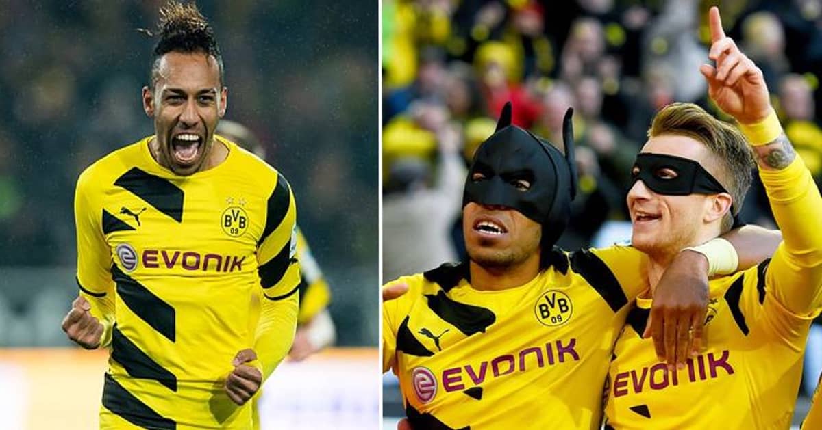 Pierre Emerick Aubameyang Shows Off 'Borussia Dortmund Customized Boots'  Against Schalke - SPORTbible