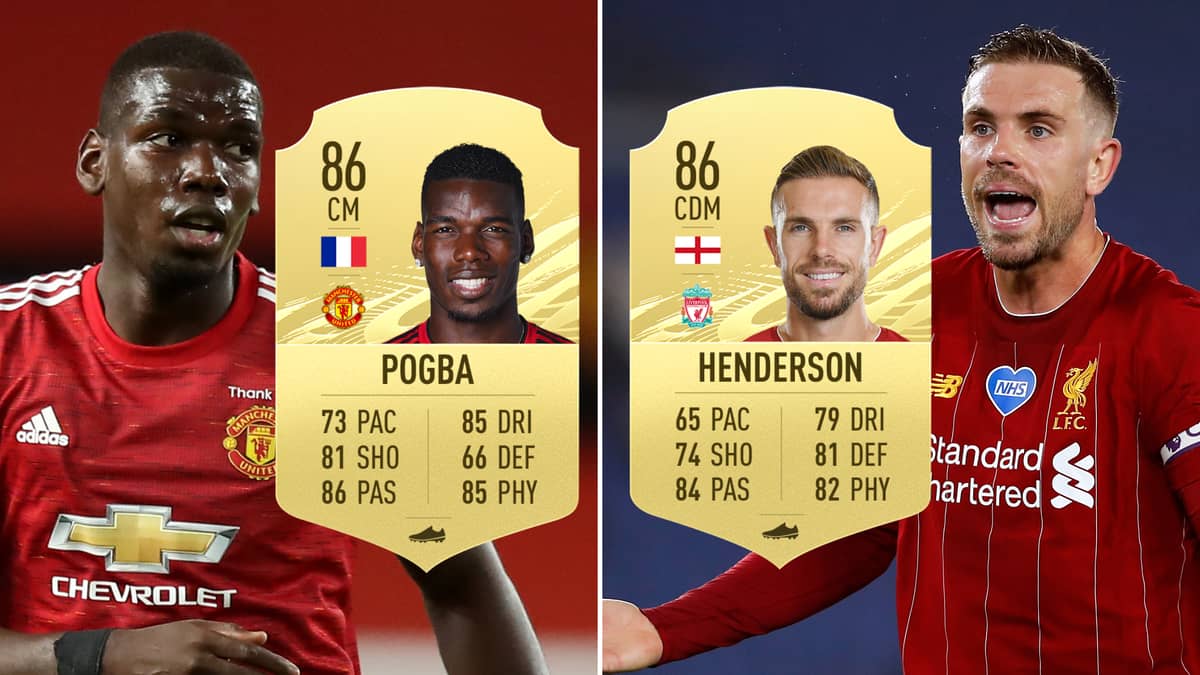 Fifa 21 Paul Pogba And Jordan Henderson Are The Exact Same Rating Sportbible