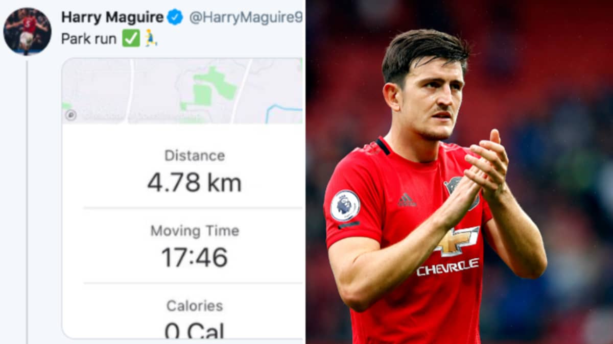 Harry Maguire Appears To Have Lied About Going For A Park Run Sportbible