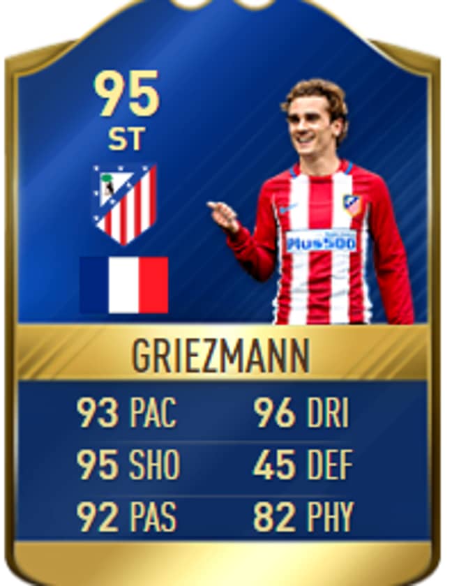 Antoine Griezmanns 99 Rated Card On Fifa 18 Is The Greatest Ever