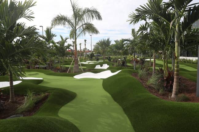 Tiger Woods Is Opening His Own Mini Golf Course With Bunkers Fairways And Roughs Sportbible