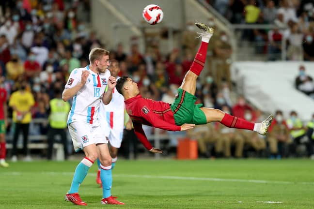 Cristiano Ronaldo Nearly Scored The Best Goal Of His Career Last Night