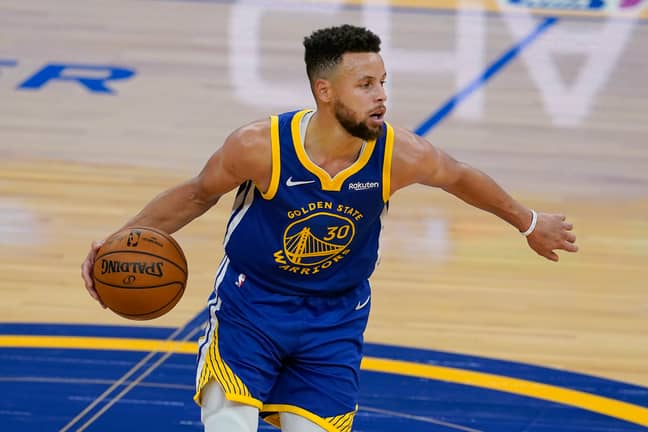 Golden State Warriors' star Curry just one of two non footballers in the top 20. Image: PA Images