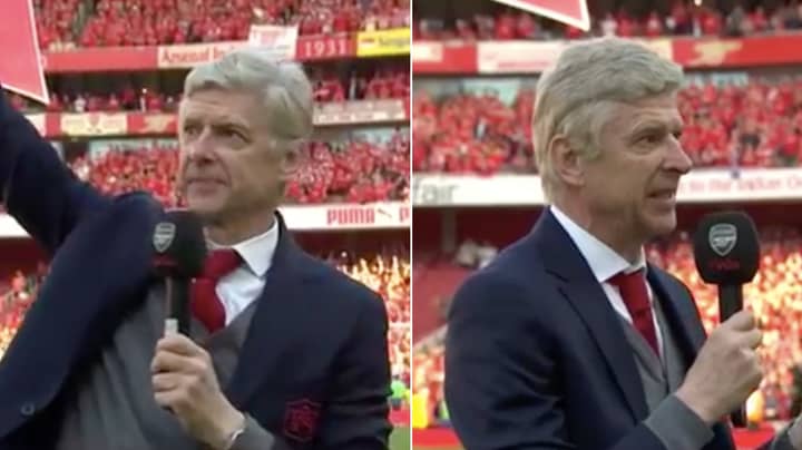 The First Thing Arsene Wenger Said In His Goodbye Speech Was A Message For Sir Alex Sportbible