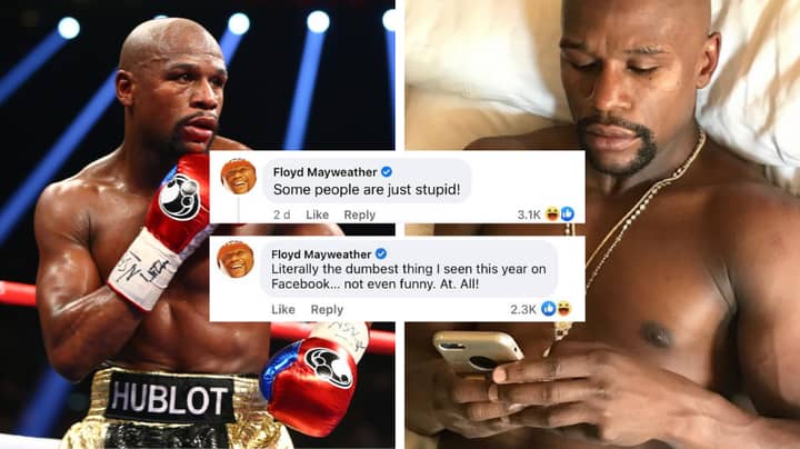 Floyd Mayweather Has Gone On A Facebook Commenting Spree And People Are Confused