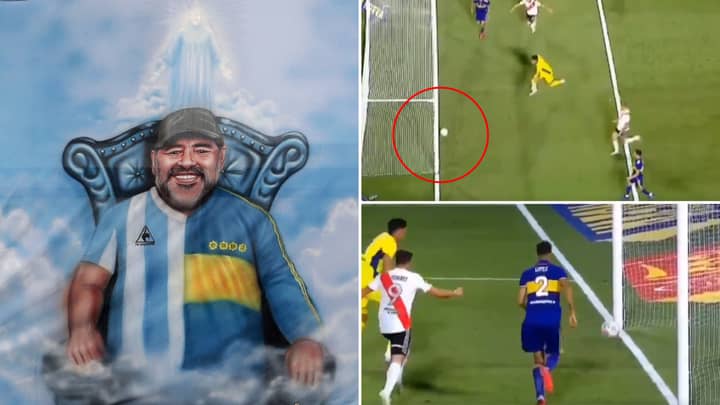 Fans Are Joking Diegao Maradona S Spirit Stopped River Plate Beating Boca Juniors