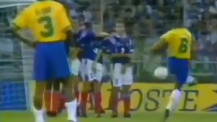 22 Years Ago Today Roberto Carlos Scored The Most Incredible Free Kick Sportbible