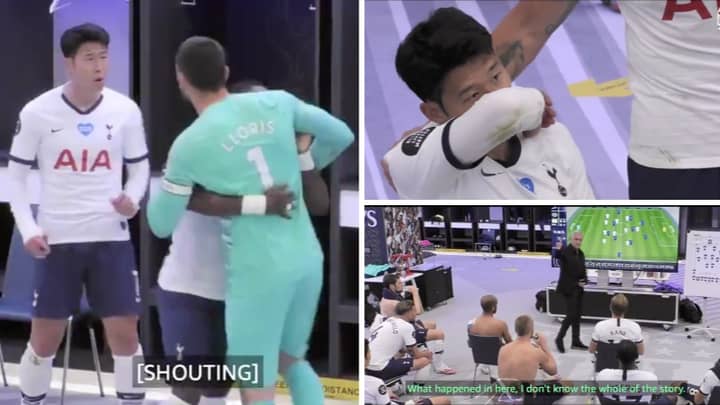 New Dressing Room Footage Shows Things Got Seriously Heated Between Son Heung Min And Hugo Lloris Sportbible