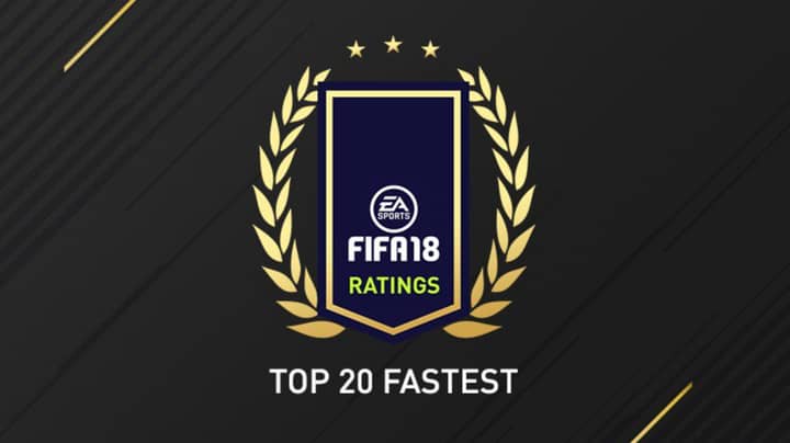 The 10 Fastest Players On Fifa 18 Have Been Revealed Sportbible