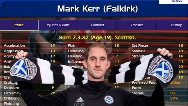 Championship Manager Legend Mark Kerr Is Now A Real Life Championship Manager Sportbible