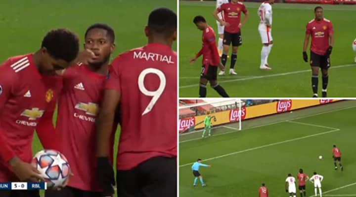 Man Utd Rashford Let Martial Take Penalty Vs Leipzig