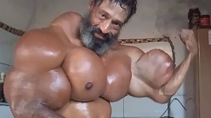 Brazilian Bodybuilder Injects Oil Into His Muscles Sportbible