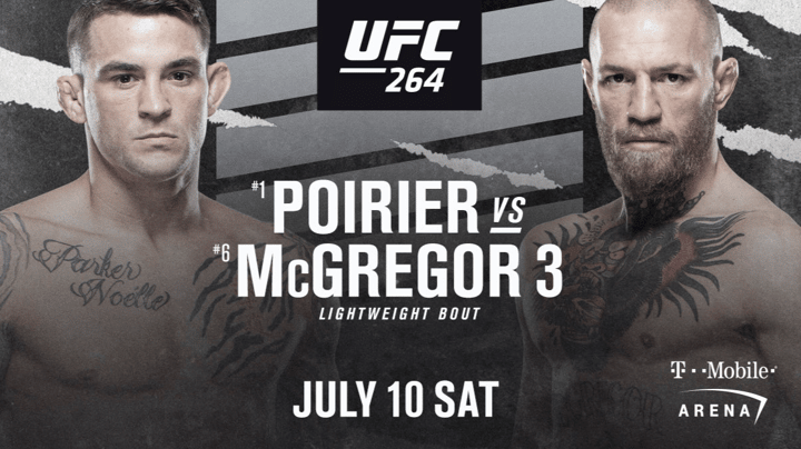 Conor McGregor vs Dustin Poirier is officially on July 10th