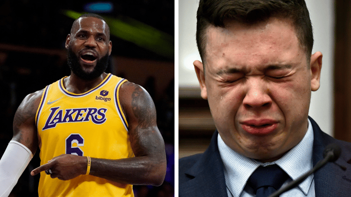 LeBron James Makes Fun Of Rittenhouse's Cry during Murder Trial